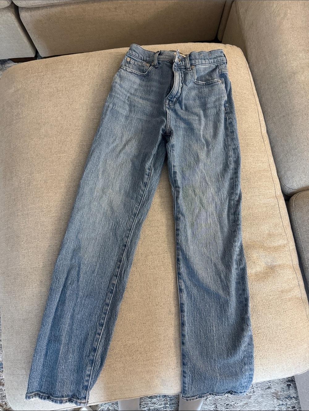 Madewell Light Blue Straight-Leg Men's Jeans